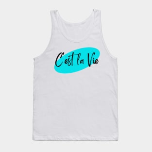 C'est la Vie Blue Tank Top